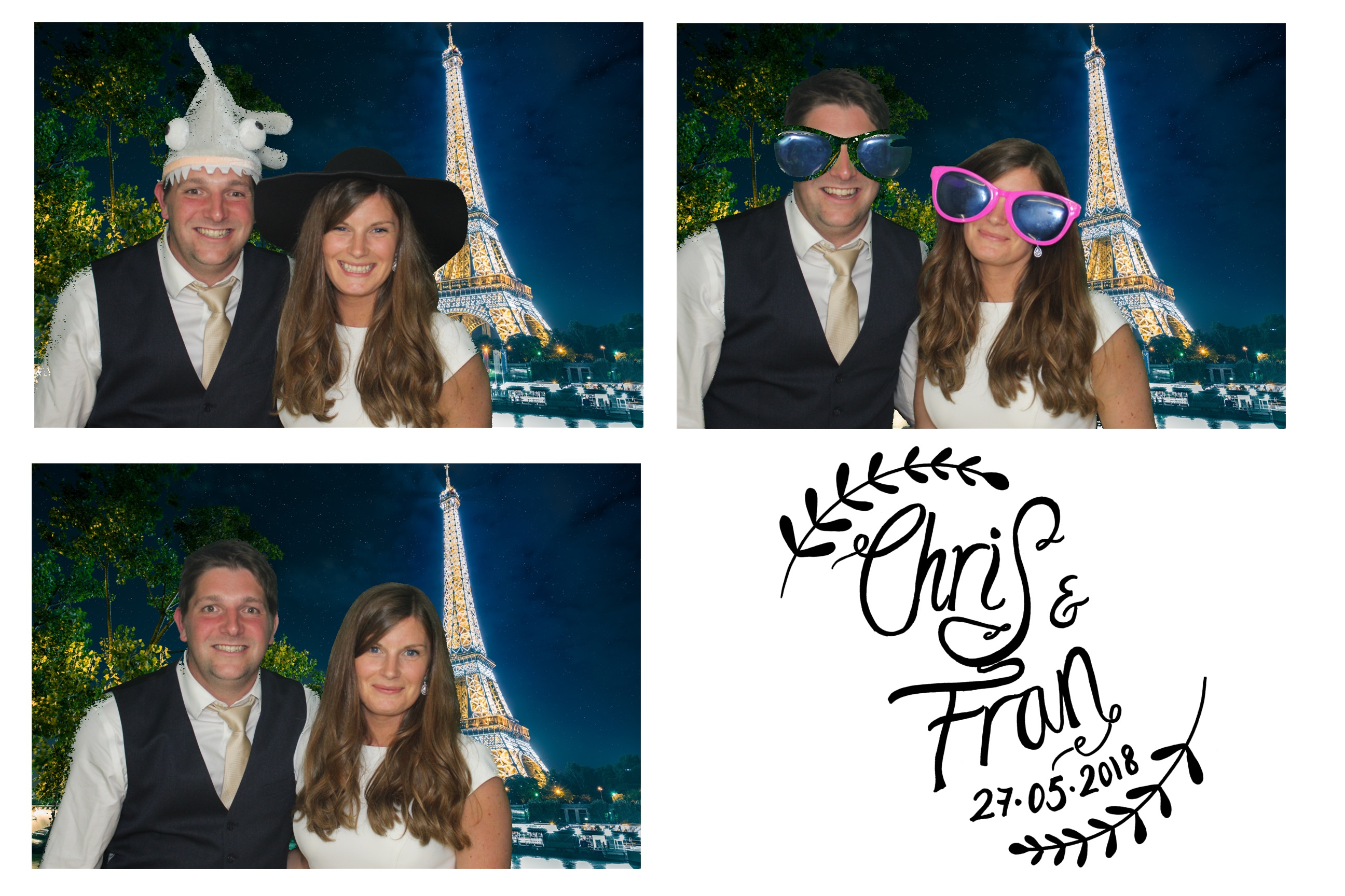 Chris & Fran | View more photos from the event at images.mobile-photo-booth.com/u/MobilePhotoBoothUK/Chris-Fran